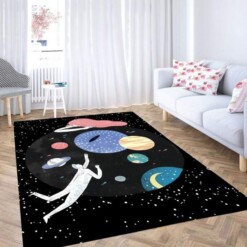 Galaxy Flat Character Carpet Rug