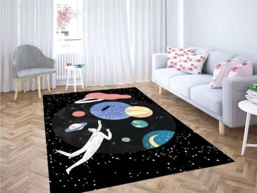 Galaxy Flat Character Carpet Rug