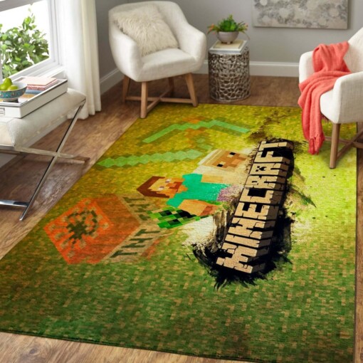 Game Lover Minecraft Area Rug