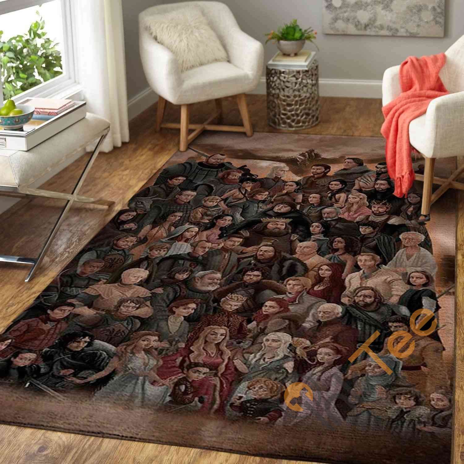 Game Of Thrones Cast Area Rug