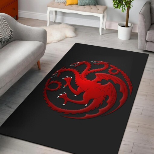 Game Of Thrones Fire And Blood Targaryen Area Rug