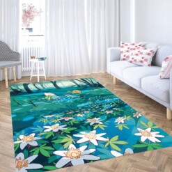 Garden Finn And Jack Adenture Time Living Room Modern Carpet Rug