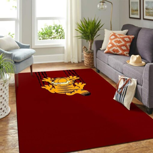 Garfield Cat Funny Carpet Floor Area Rug