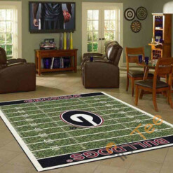 Georgia Bulldogs Home Field Area Rug