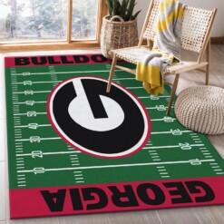 Georgia Bulldogs NFL Rug  Custom Size And Printing