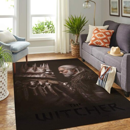 Geralt Vs Eredin The Witcher Carpet Floor Area Rug
