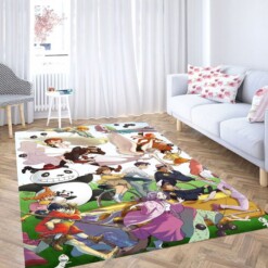 Ghibli Studio Animation Character Living Room Modern Carpet Rug