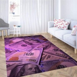 Girly Money Carpet Rug