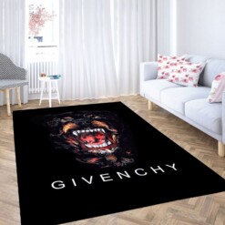 Givenchy Dog Wallpaper Carpet Rug