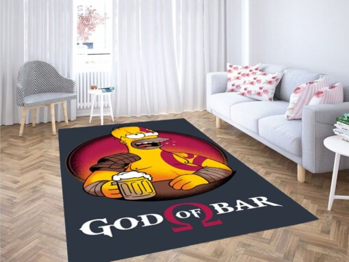 God Of Bar Simpson Carpet Rug