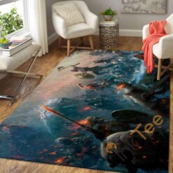 God Of War Area Rug