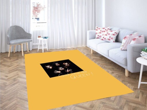 God Save The Queen Living Room Modern Carpet Rug