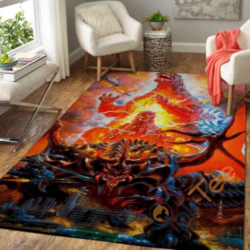 Godzilla Area Rug