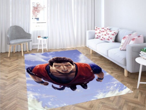 Goku Digital Painting Living Room Modern Carpet Rug