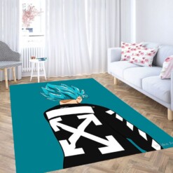 Goku Hypebeast Wallpaper Carpet Rug