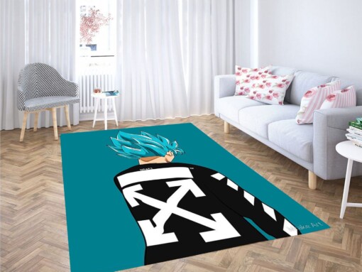 Goku Hypebeast Wallpaper Carpet Rug