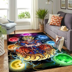 Goku Super Saiyan Art Carpet Floor Area Rug