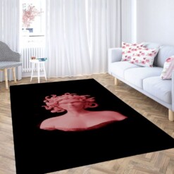 Gorgon City Medusa Head Carpet Rug