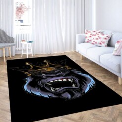 Gorilla Wallpaper Carpet Rug