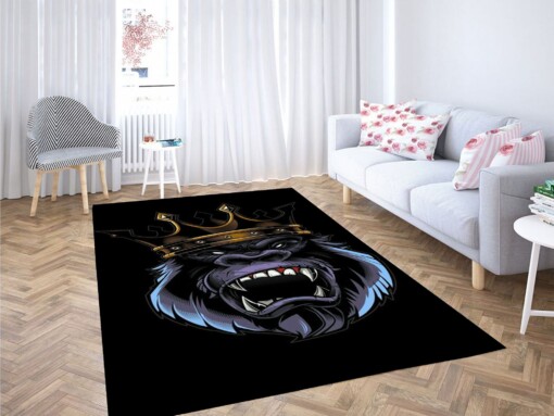 Gorilla Wallpaper Carpet Rug