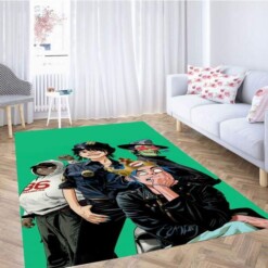 Gorillaz Wallpaper Carpet Rug