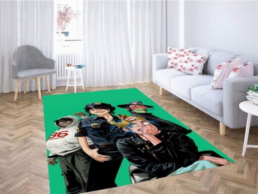 Gorillaz Wallpaper Carpet Rug