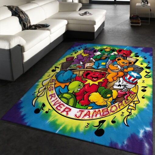 Grateful Dead Rug  Custom Size And Printing