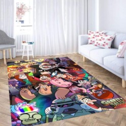 Gravity Falls Comic Carpet Rug