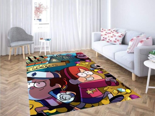 Gravity Falls Power Carpet Rug