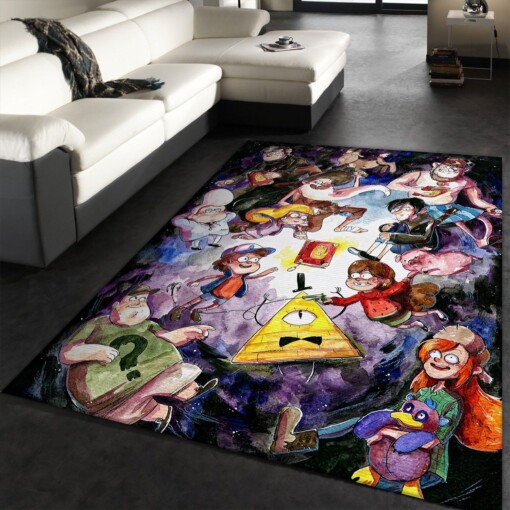 Gravity Falls Rug  Custom Size And Printing