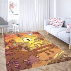 Gravity Falls Sunset Place Living Room Modern Carpet Rug