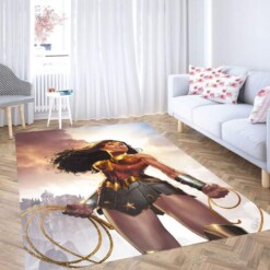 Great Wonder Woman Comic Carpet Rug