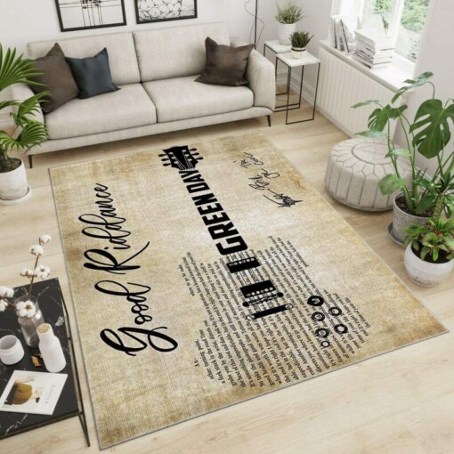 Green Day Area Rug