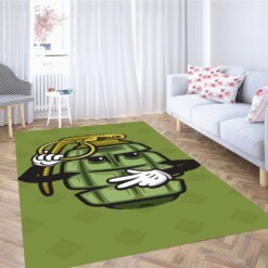 Grenades Wallpaper Carpet Rug