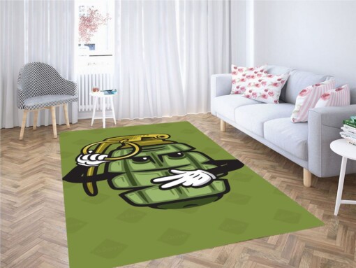 Grenades Wallpaper Carpet Rug