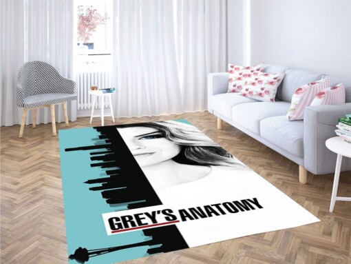 Greys Anatomy Meredith Living Room Modern Carpet Rug