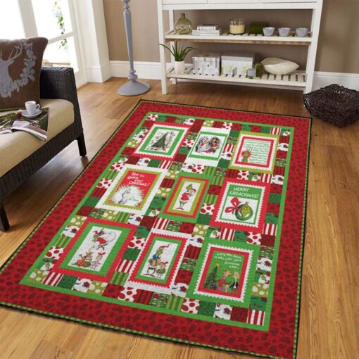 Grinch Christmas Area Rug