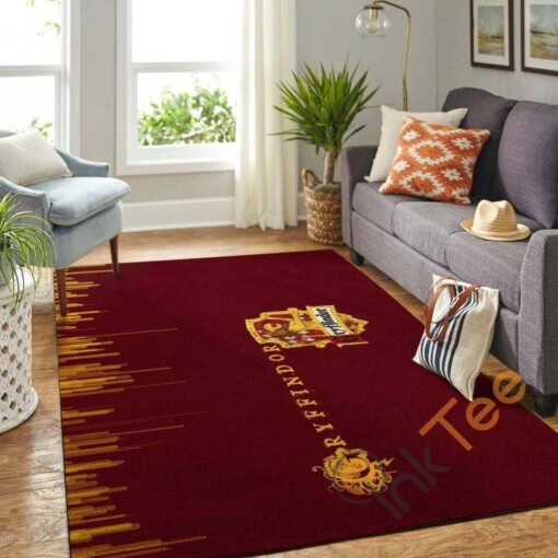 Gryffindor Harry Potter Logo Living Room Carpet Floor Decor Beautiful Gift For Potters Fan Rug