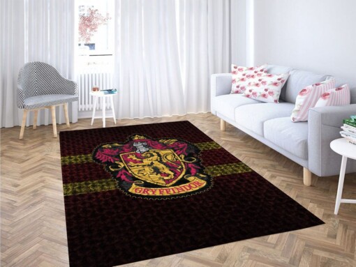 Gryffindor Logo Living Room Modern Carpet Rug