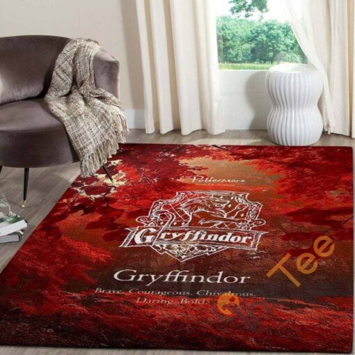 Gryffindor-Brave Courageous Chivalrous Daring Bold Harry Potter Rug