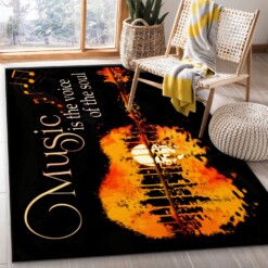 Guitar Rug  Custom Size And Printing