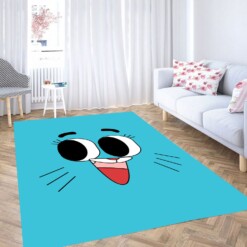 Gumbal Watterson Face Carpet Rug