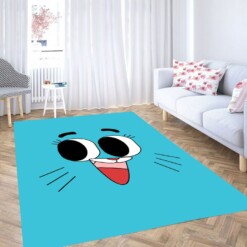 Gumbal Watterson Face Living Room Modern Carpet Rug