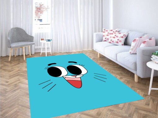 Gumbal Watterson Face Living Room Modern Carpet Rug