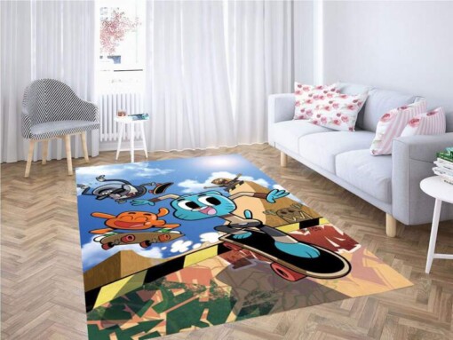 Gumball Wallpaper Carpet Rug