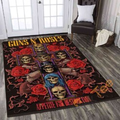 Guns N Roses Area Rug