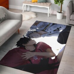 Haikyuu Kuroo Vs Bokuto Area Rug