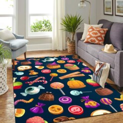 Halloween Candy Carpet Rug