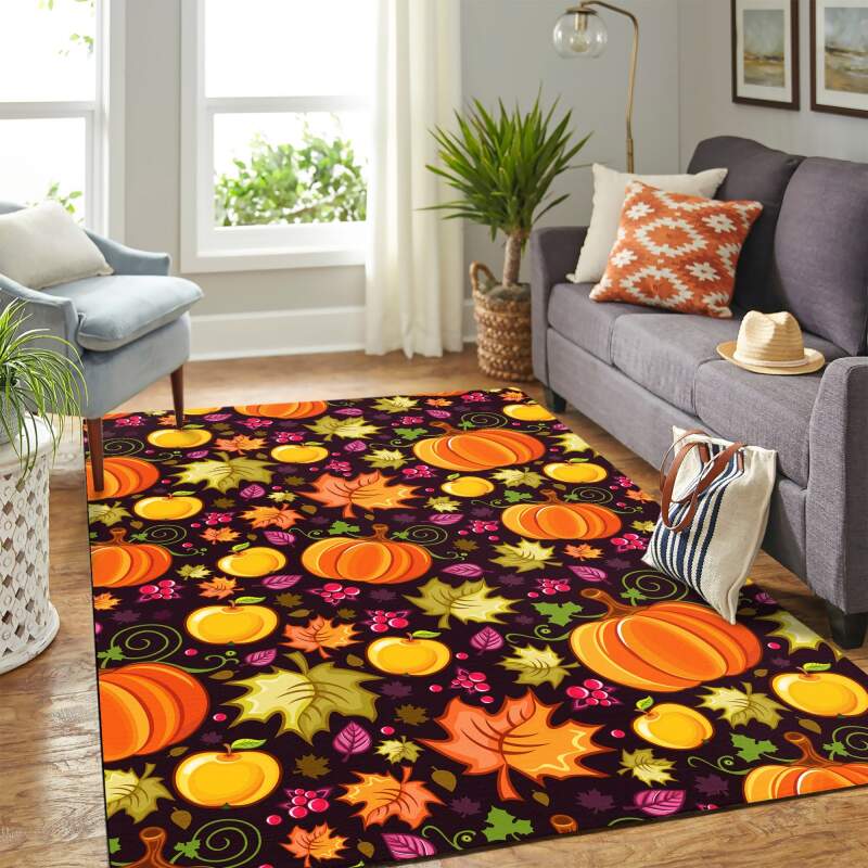 Halloween Pumpkin Carpet Rug