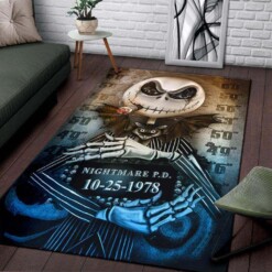 Halloween Special Gift Jack Skellington Area Rug